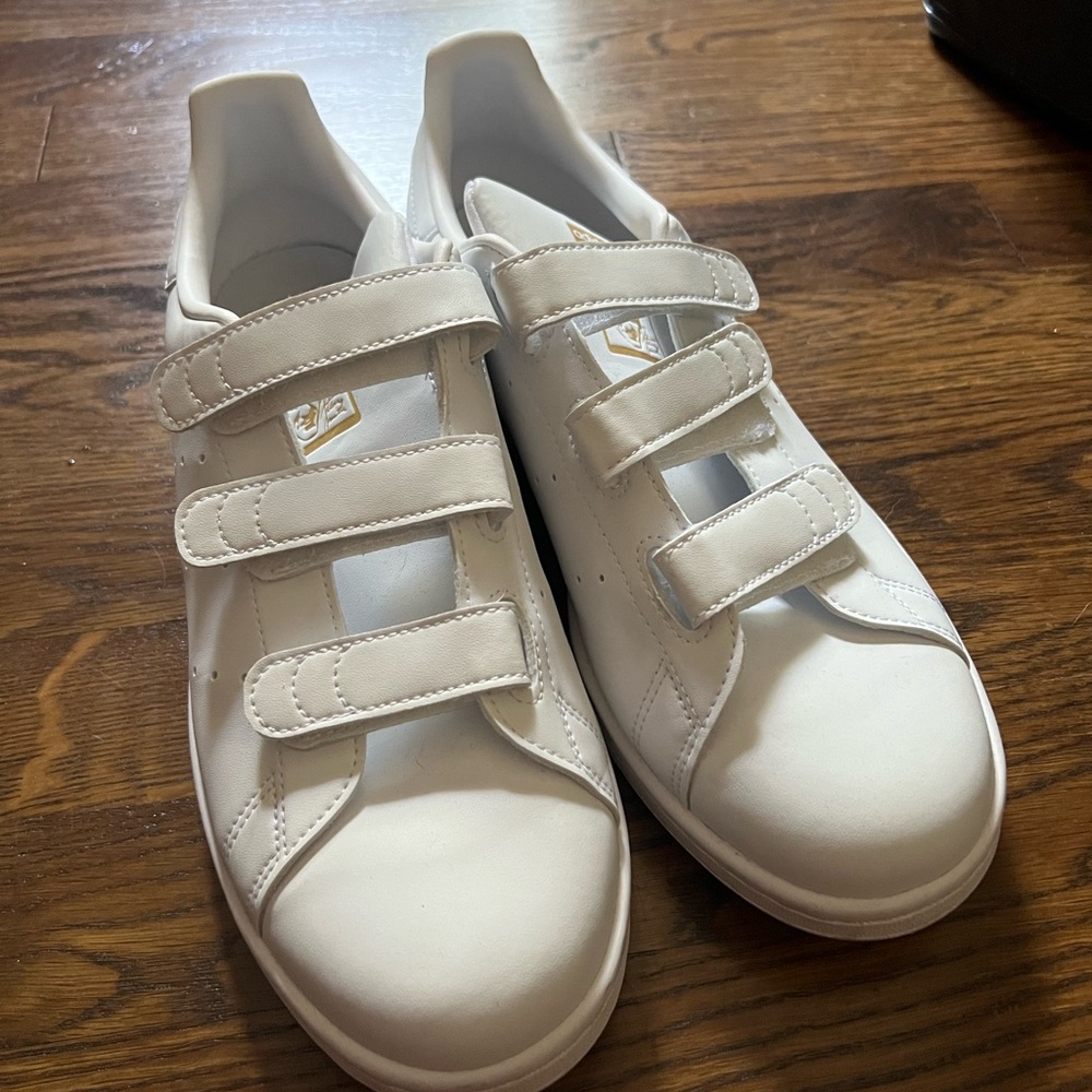 Adidas x Stan Smith strappy CF white shoes